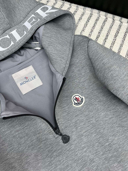 Moncler Style Women’s Hooded Mid-Length Sweatshirt Dress – Style 252314