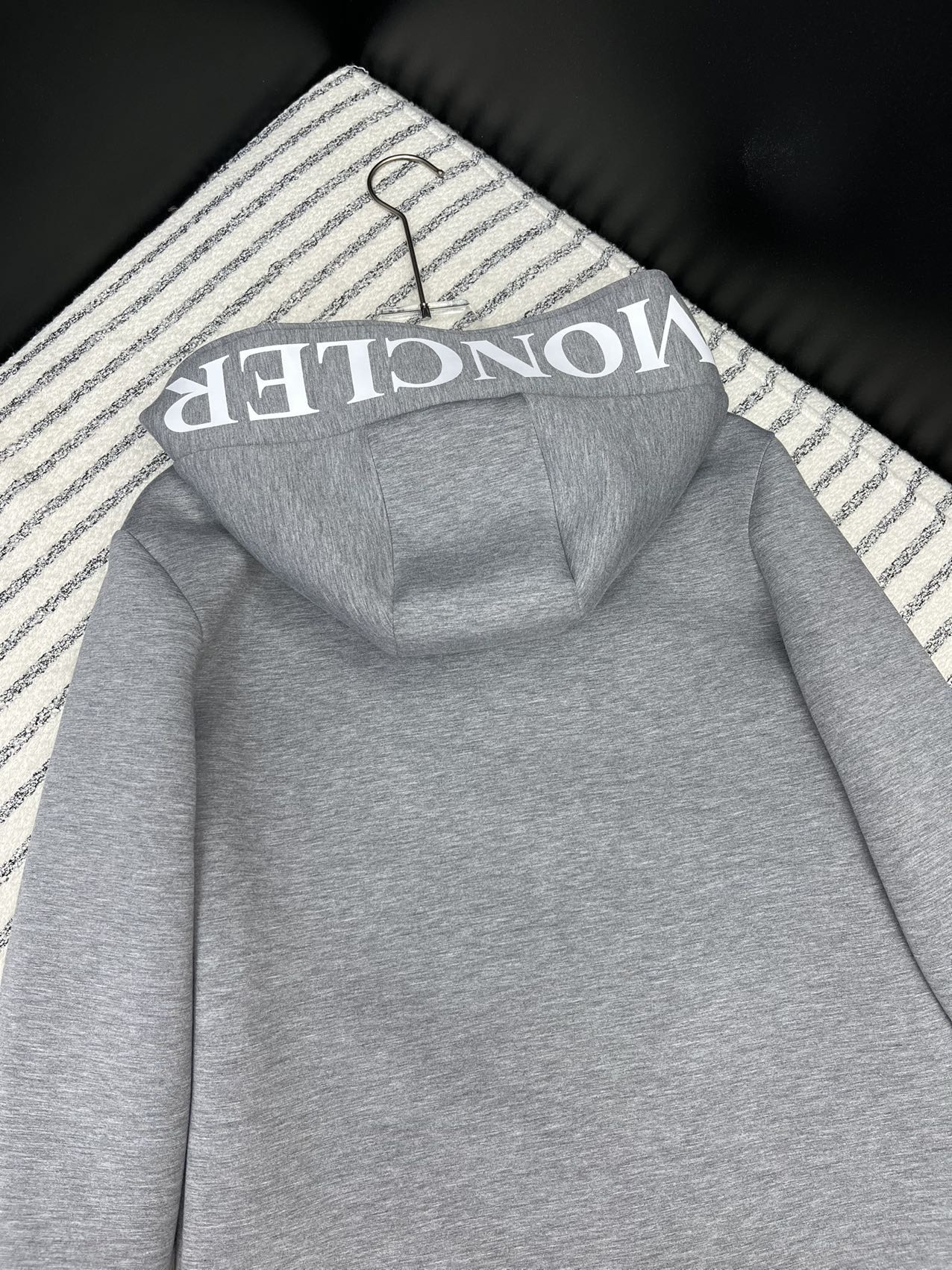 Moncler Style Women’s Hooded Mid-Length Sweatshirt Dress – Style 252314