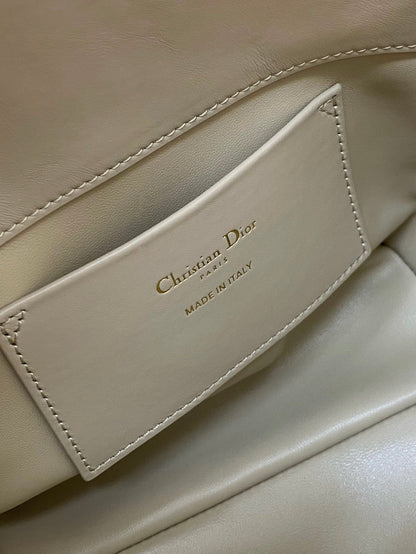 MINI TOUJOURS BUCKET BAG 18 IN BEIGE CANNAGE CALFSKIN