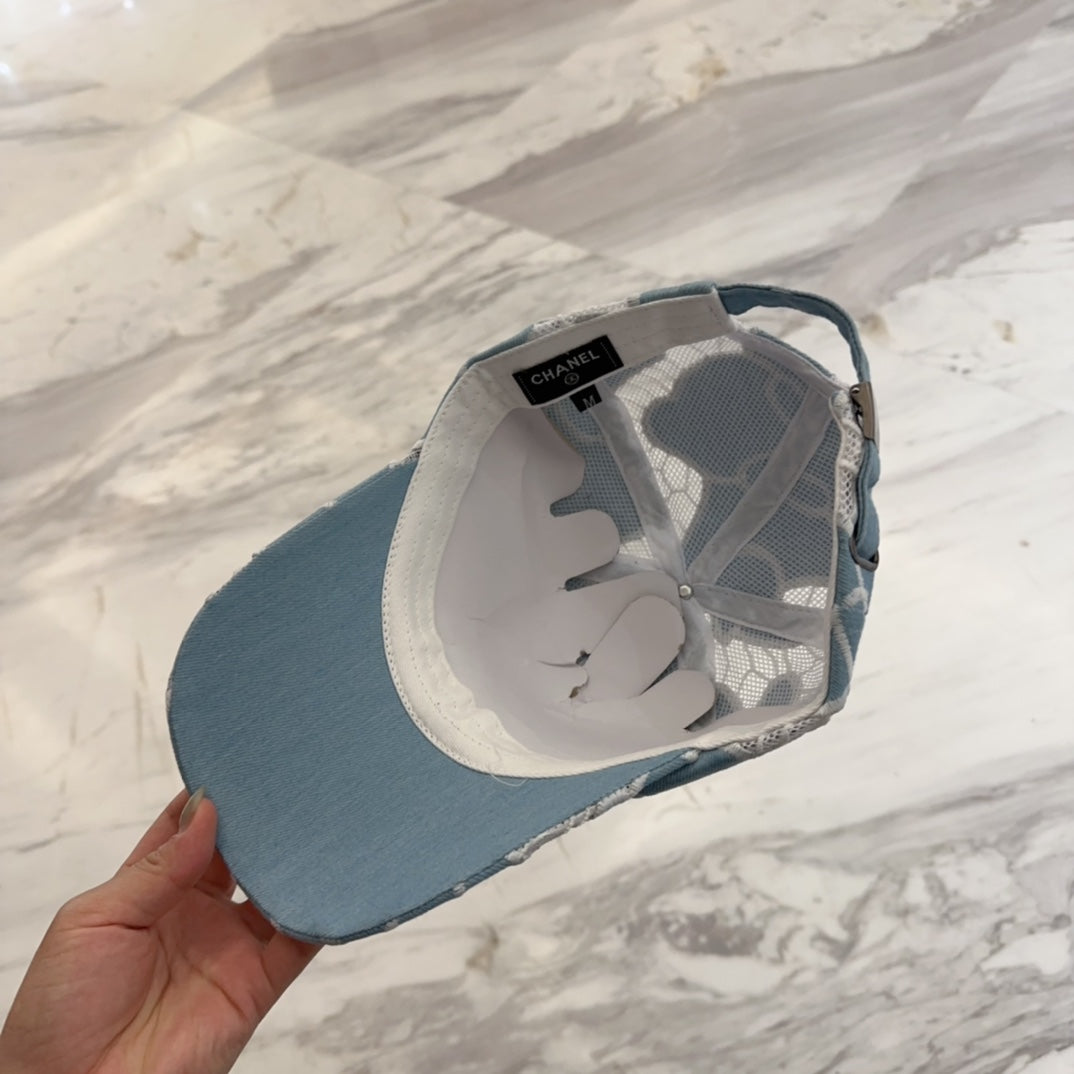 LACE FLORAL BASEBALL HAT 672631