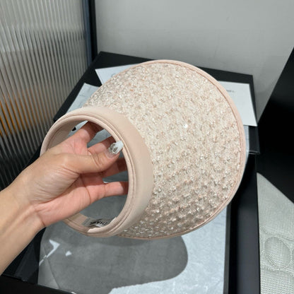 CC SUN HAT MODEL PINK WITH SEQUINS 673926