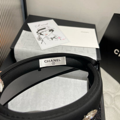 CC SUN HAT MODEL BLACK WITH SEQUINS 673928