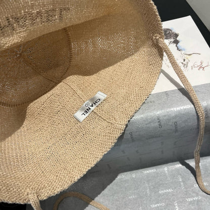 WOVEN BUCKET HAT BEIGE 673999