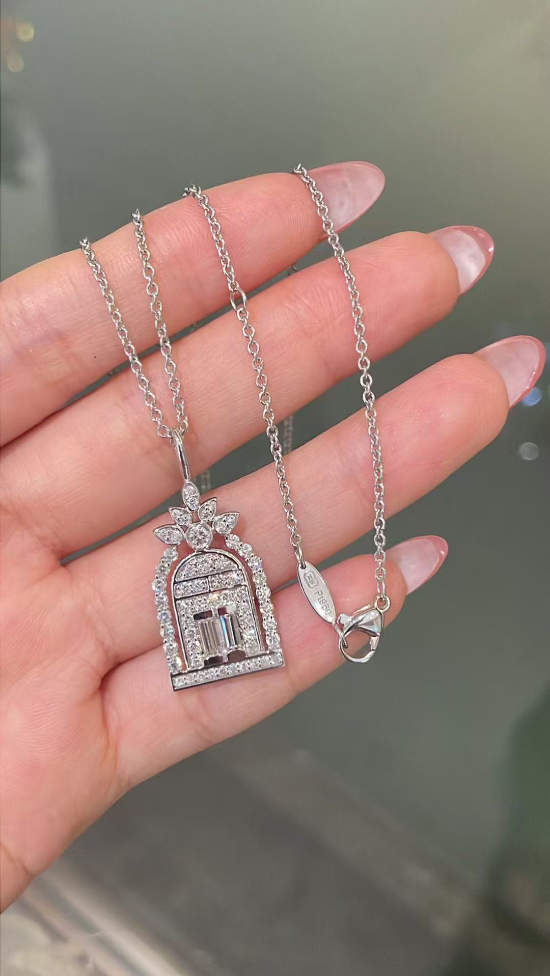 Full_Pave_Lab_Diamond_Necklace_PT950_Platinum_Statement_Design-2_Now_on_Sale-2