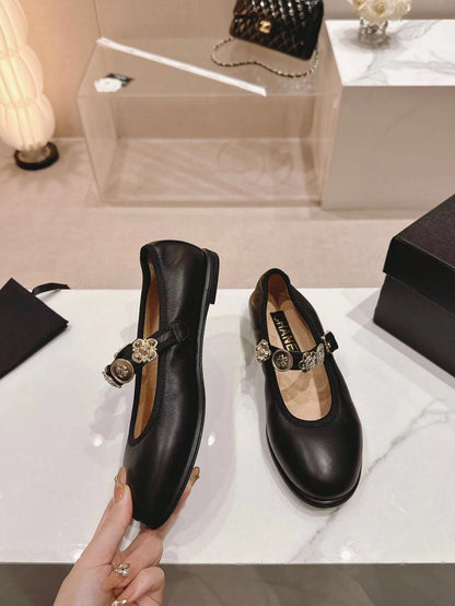 MARY JANE BLACK LAMBSKIN 24