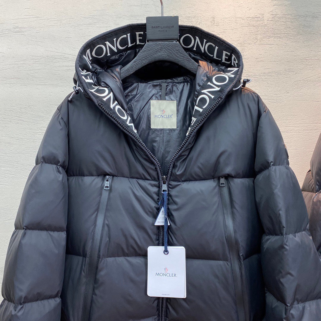 Women's Moncler Puffer Jacket Black Color-Style215