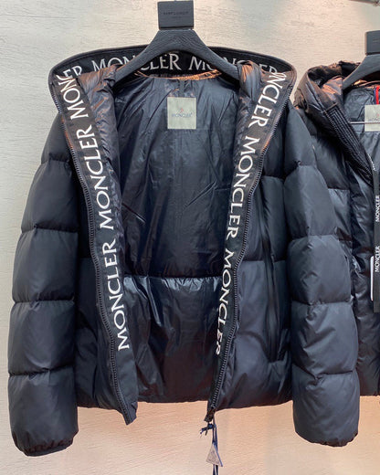 Women's Moncler Puffer Jacket Black Color-Style215