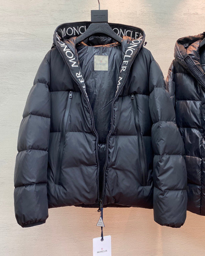Women's Moncler Puffer Jacket Black Color-Style215