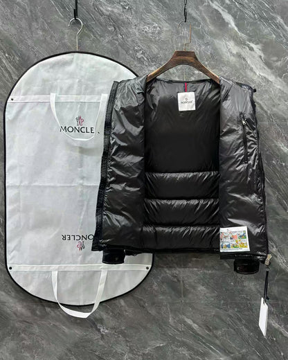 Moncler Style Puffer Jacket in Black