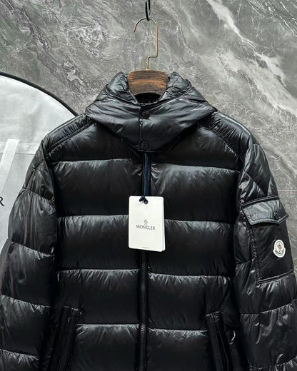 Moncler Style Puffer Jacket in Black