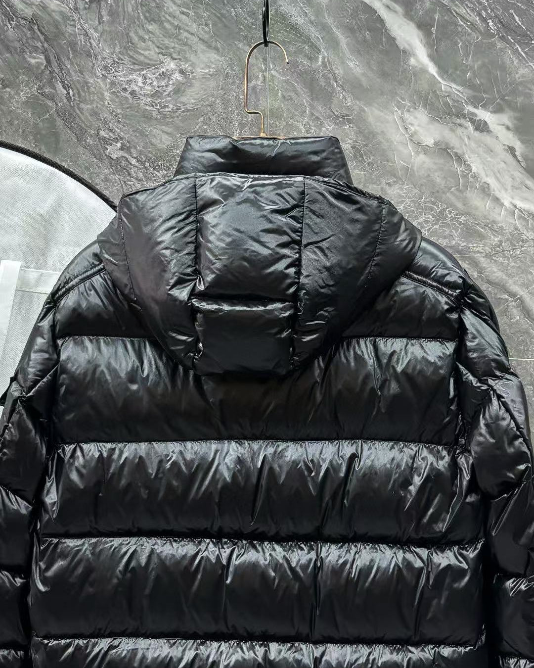 Moncler Style Puffer Jacket in Black
