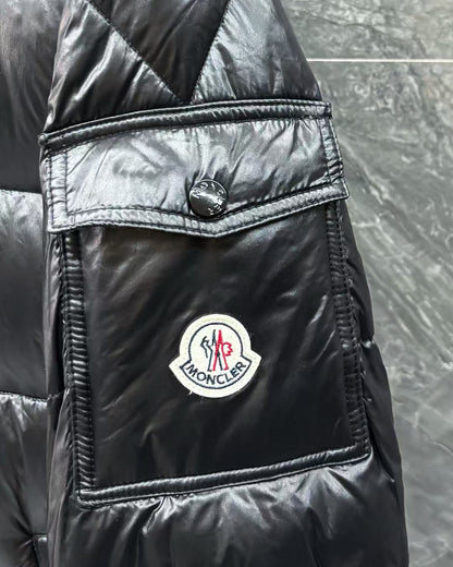 Moncler Style Puffer Jacket in Black