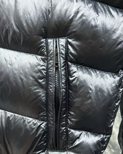 Moncler Style Puffer Jacket in Black