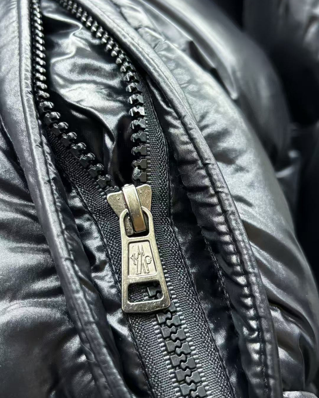 Moncler Style Puffer Jacket in Black