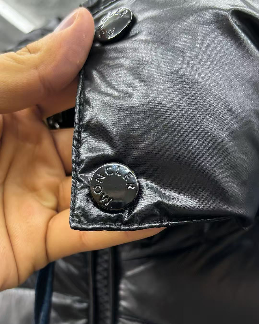 Moncler Style Puffer Jacket in Black