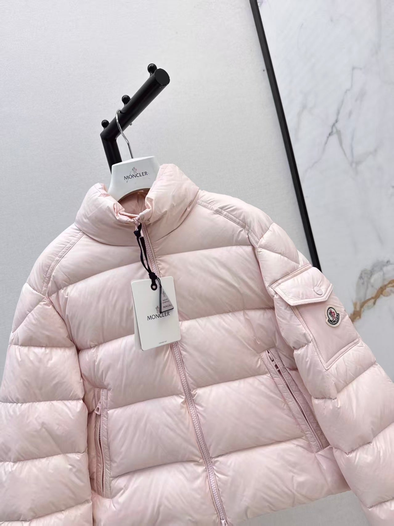 Moncler Style Light Pink Puffer Jacket – Style