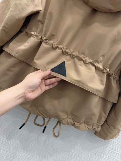 Moncler Style Women’s Hooded Down Shell Jacket – Style 303527