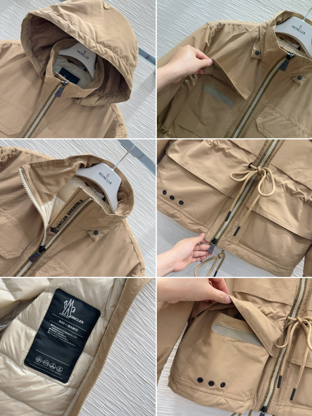 Moncler Style Women’s Hooded Down Shell Jacket – Style 303527