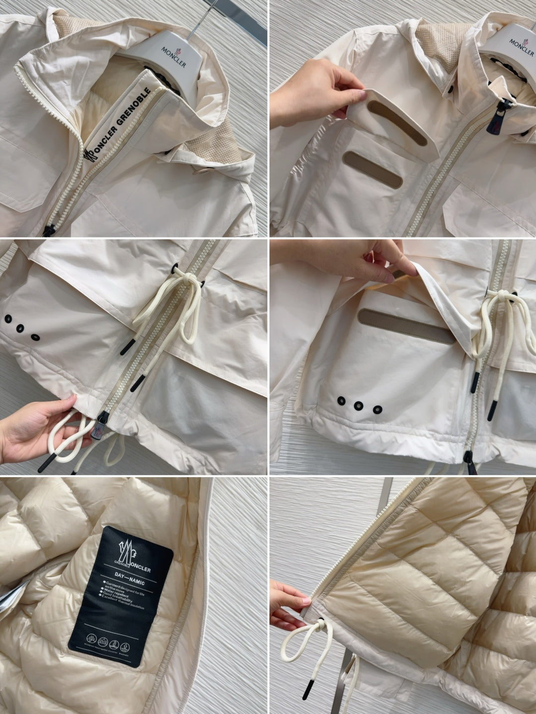 Moncler Style Women’s Hooded Down Puffer Shell Jacket – Style 303523