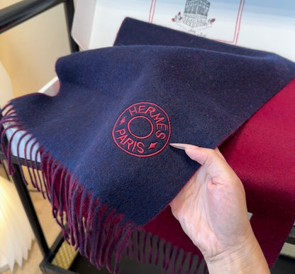 HERMES 25S SCARF 190 IN CASHMERE 854619