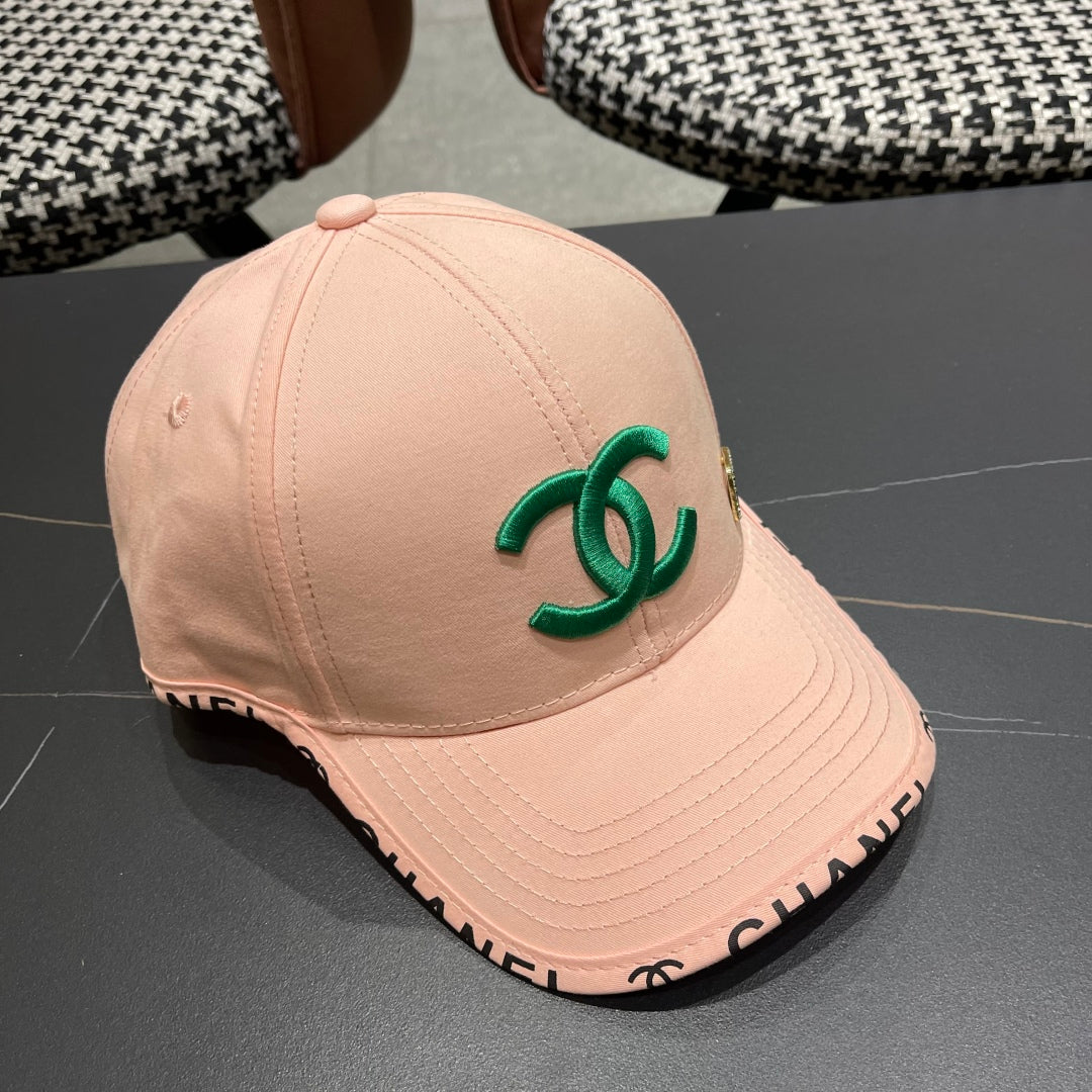 BASEBALL HAT PINK WITH LETTERING TRIM 672536