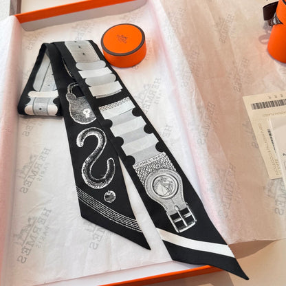 HERMES 25S SCARF 90 IN SILK 854980