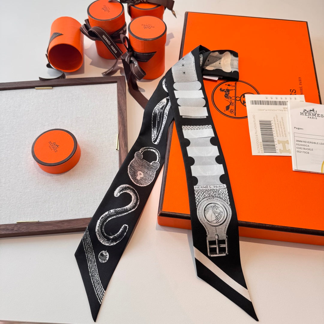 HERMES 25S SCARF 90 IN SILK 854980