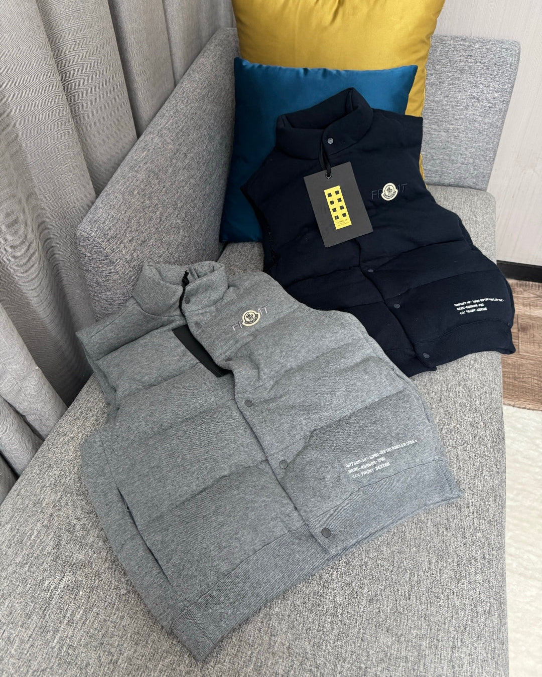 Moncler Style Black Puffer Vest-Style7