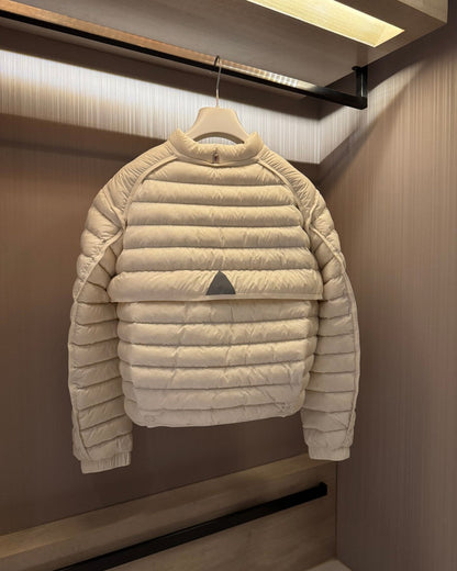 Women's Moncler Lightweight Puffer Jacket White Color-Style240