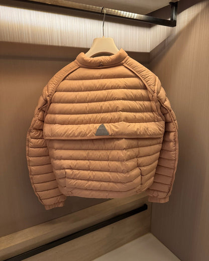 Women's Moncler Lightweight Puffer Jacket Brown Color-Style240