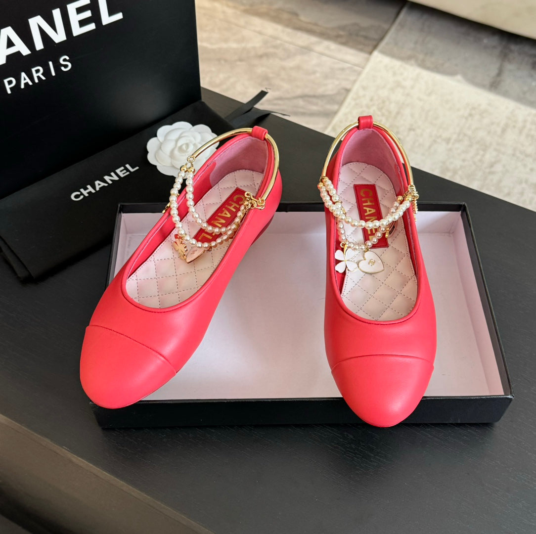 Double Strap Chunky Heel Mary Jane Shoes Red Pink