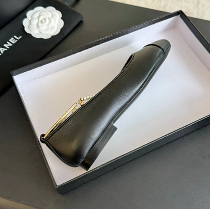 Double Strap Chunky Heel Mary Jane Shoes Black