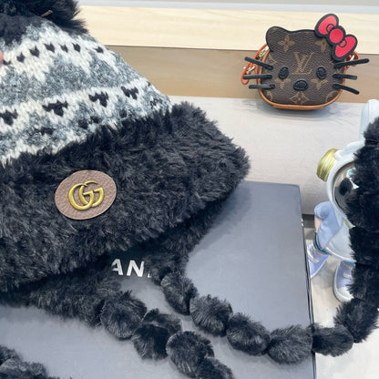 BEANIE HAT IN COLORFUL WOOL 400957