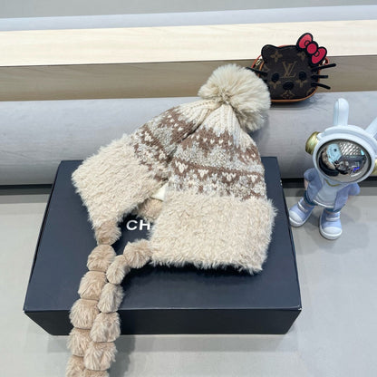 BEANIE HAT IN COLORFUL WOOL 400958