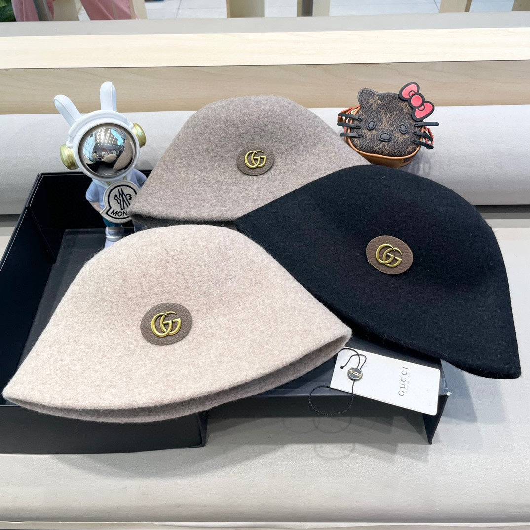 KHAKI BROWN BUCKET HAT 411348