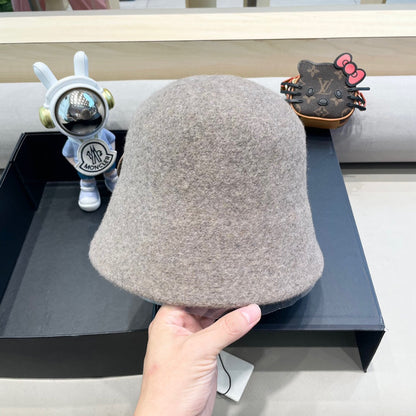 KHAKI BROWN BUCKET HAT 411348