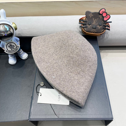 KHAKI BROWN BUCKET HAT 411348