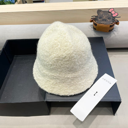 BUCKET HAT WHITE CREAM 418096