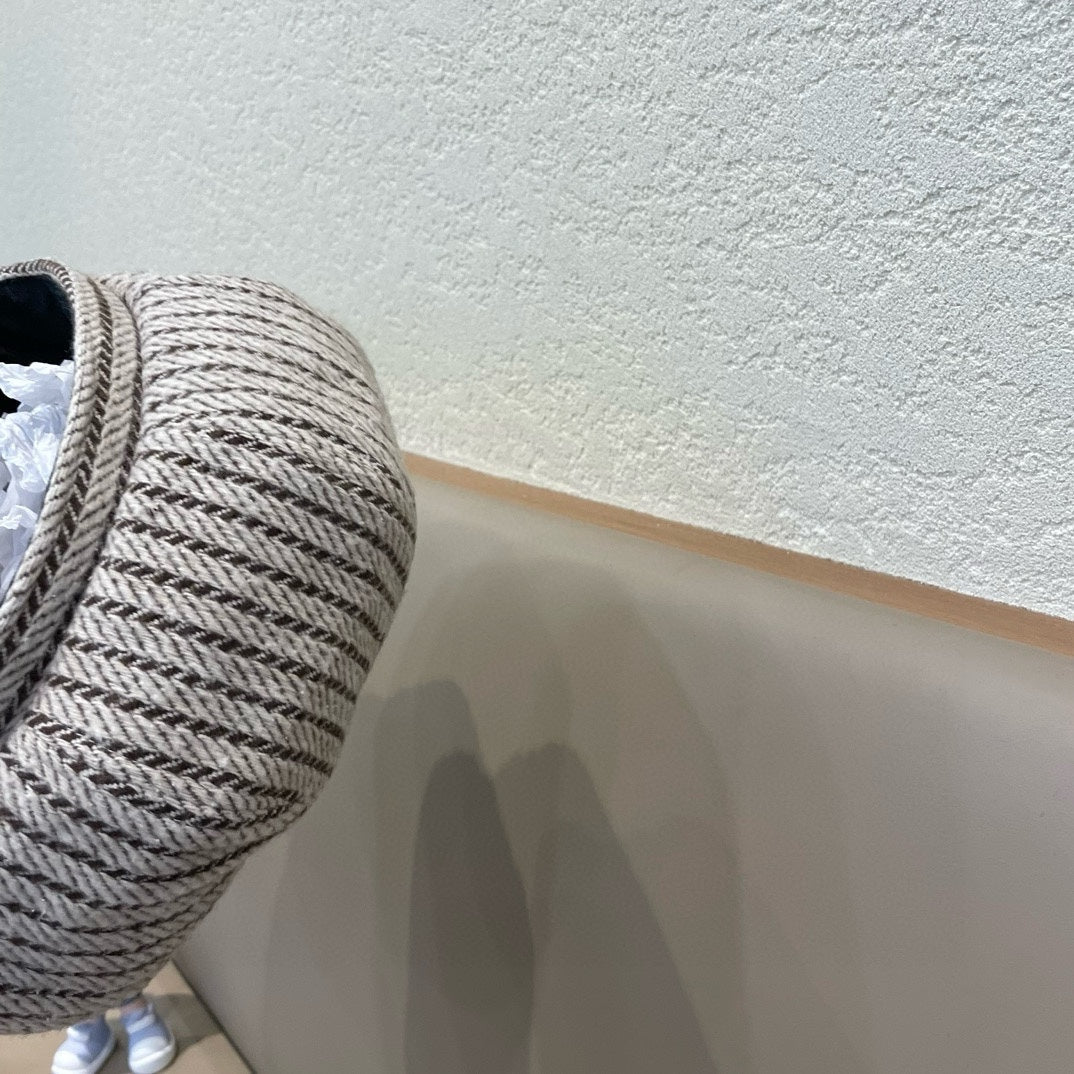 BERET HAT CHOCOLATE BROWN MIX WHITE 422561