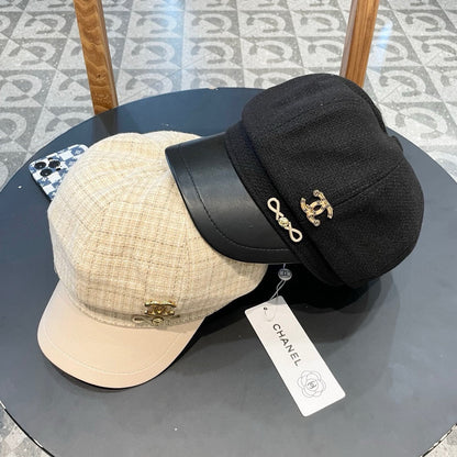 NEWSBOY CAP WHITE 430005