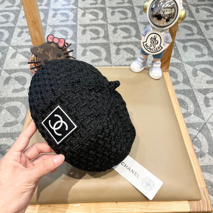 BERET HAT BLACK 431752