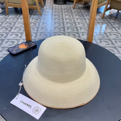 STRAW CLOCHE HAT IVORY 672757