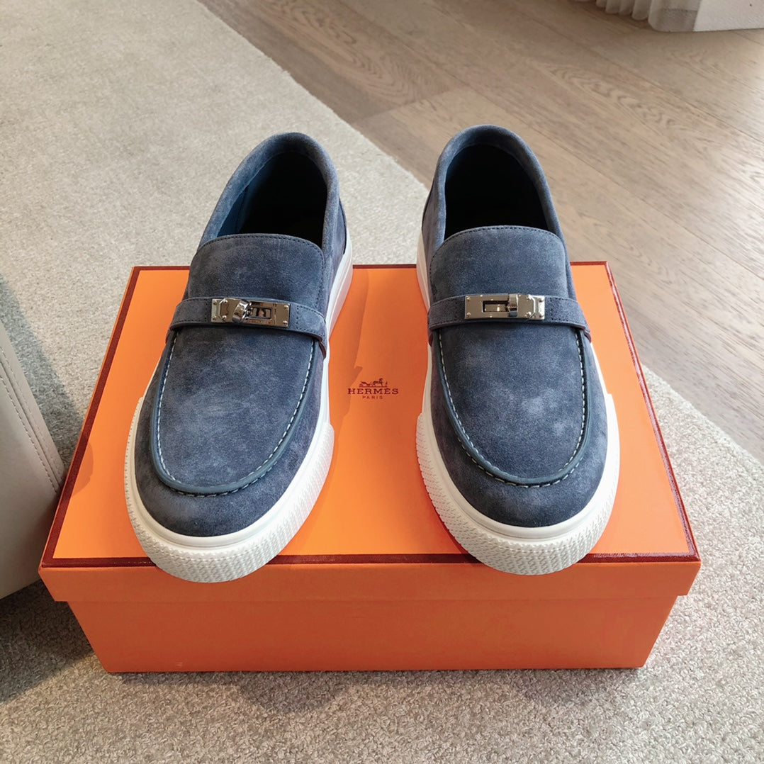 GAME SLIP-ON SNEAKER NAVY SUEDE