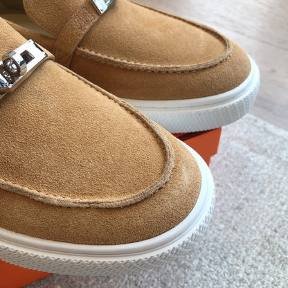GAME SLIP-ON SNEAKER CARAMEL SUEDE
