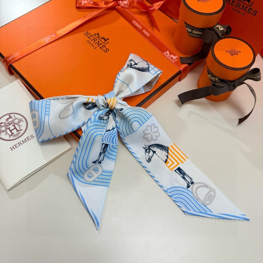 HERMES 25S SCARF TWILLY 86 IN SILK 987342
