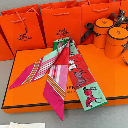 HERMES 25S NECKERCHIEF 86 IN SILK 991551