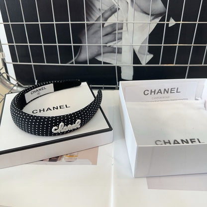 BLACK FABRIC HAIRBAND 423658