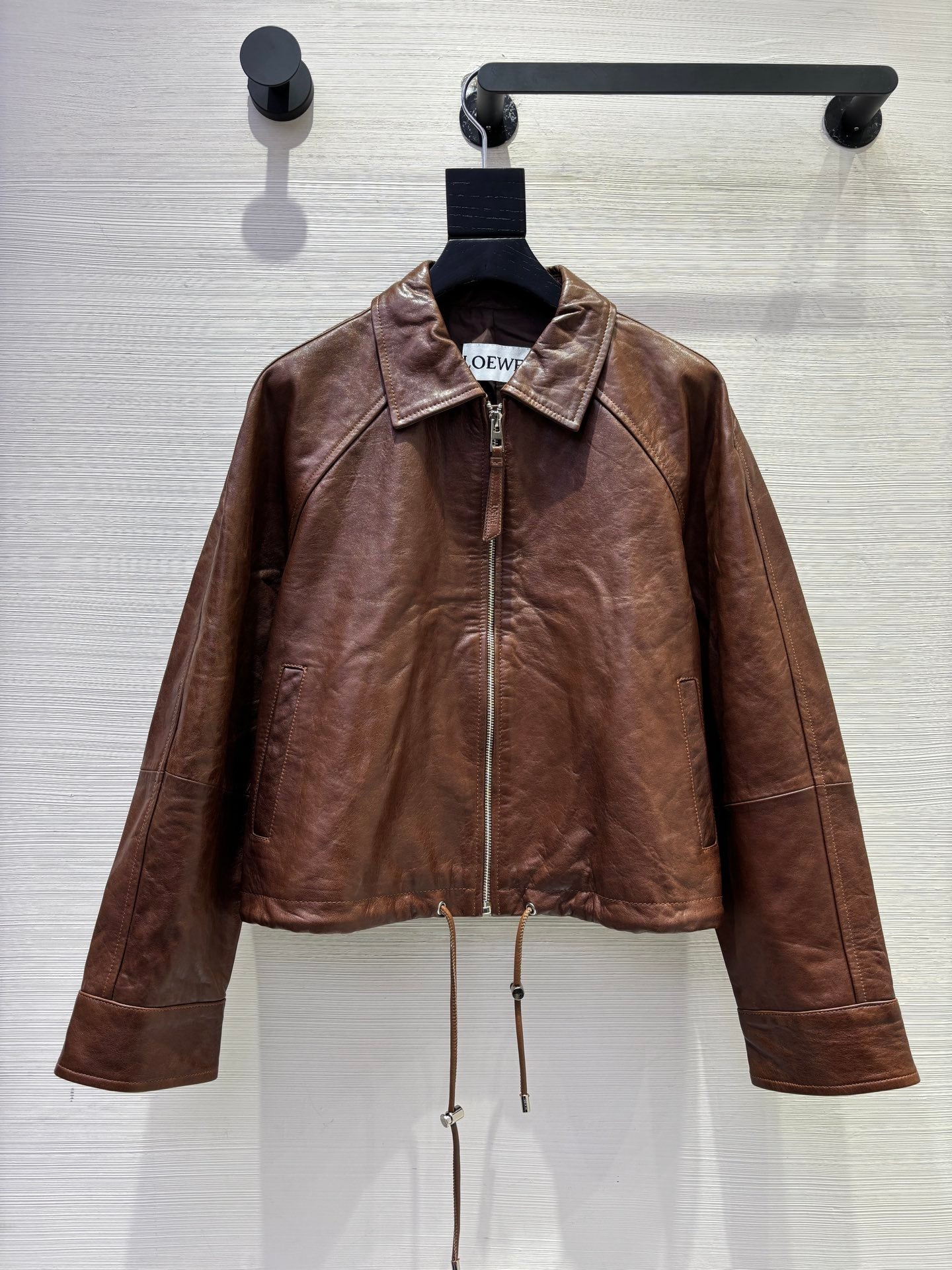 Loewe Style Sheepskin Leather Jacket – Style