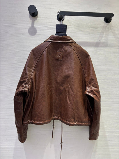 Loewe Style Sheepskin Leather Jacket – Style