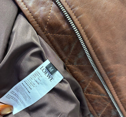 Loewe Style Sheepskin Leather Jacket – Style